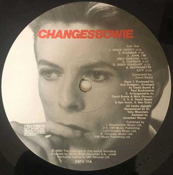 David Bowie - Changesbowie - 2 x Vinyl LP, Compilation, Remastered, UK 1990 (USED VG+)