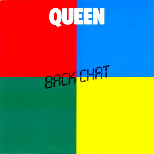 Queen ‎– Back Chat - Vinyl 12", 45 RPM, Single, Stereo, UK 1982 (USED G+)