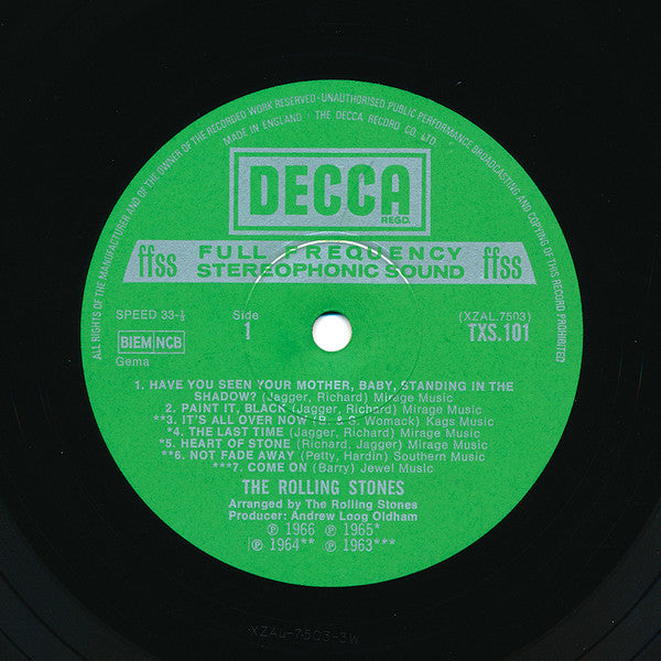The Rolling Stones ‎– Big Hits [High Tide And Green Grass] - Vinyl LP, Compilation, Reissue, Stereo, Gatefold, UK 1970 (USED VG+)
