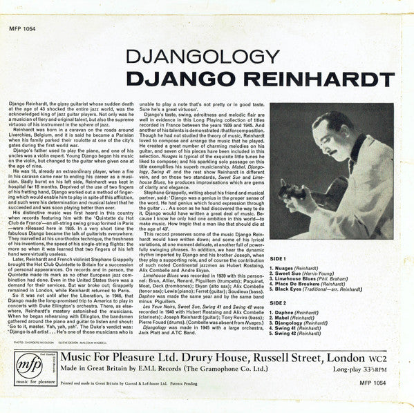 Django Reinhardt - Djangology - Vinyl LP, Compilation, UK 1965 (USED VG+)