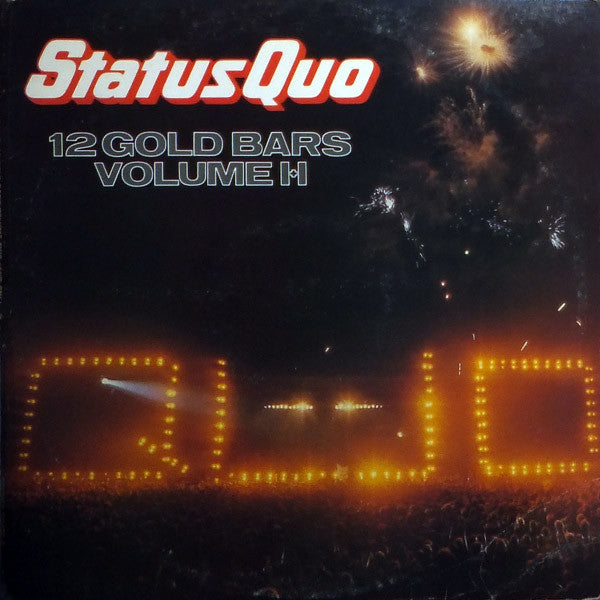 Status Quo ‎– 12 Gold Bars Volume I+I - 2 × Vinyl LP, Compilation, Stereo, Gatefold, UK 1984 (USED VG)