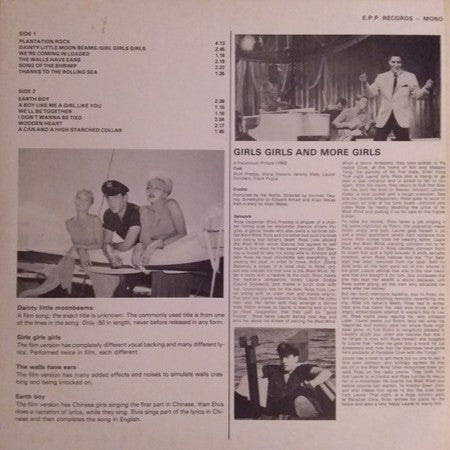 Elvis Presley - Girls, Girls And More Girls! - Vinyl LP, Compilation, Mono, Europe (USED VG+)