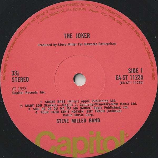 Steve Miller Band - The Joker - Vinyl LP, Album, Reissue, Stereo, Gatefold, UK 1973 (USED VG+)