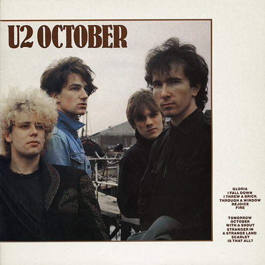 U2 - October - Vinyl LP, Album, Stereo, 1981 (USED VG+)