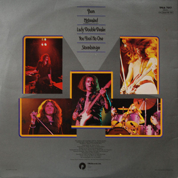 Deep Purple ‎– Made In Europe - Vinyl LP, Album, Picture label, UK 1976 (USED VG+)