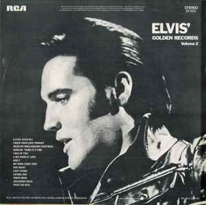Elvis Presley ‎– Elvis' Golden Records Volume 2 - Vinyl LP, Compilation, Reissue, Stereo, UK 1971 (USED VG+)
