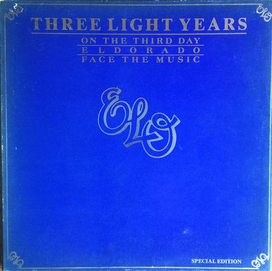 ELO ‎– Three Light Years - 3 × Vinyl LP Box Set, Compilation, Special Edition, Stereo, UK 1978 (USED VG+)