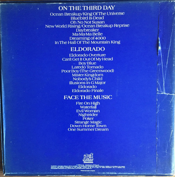 ELO ‎– Three Light Years - 3 × Vinyl LP Box Set, Compilation, Special Edition, Stereo, UK 1978 (USED VG+)