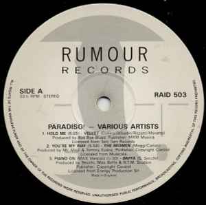 Various ‎– Paradiso! -  2 × Vinyl LP, Compilation, UK 1990 (USED VG+)
