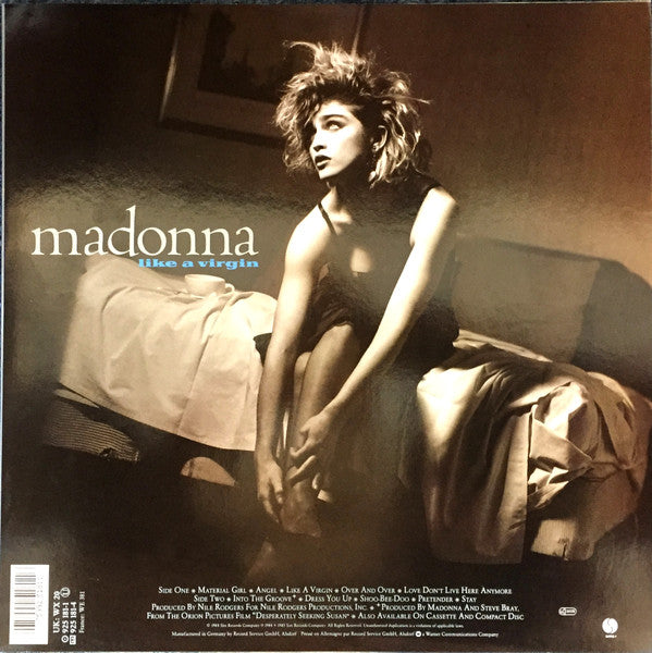 Madonna - Like A Virgin - Vinyl LP, Album, Reissue, Stereo, 1985 (USED VG+)