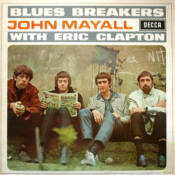 John Mayall With Eric Clapton ‎– Blues Breakers - Vinyl LP, Album, Reissue, Stereo, UK (USED VG)