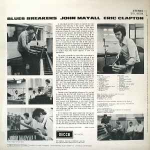 John Mayall With Eric Clapton ‎– Blues Breakers - Vinyl LP, Album, Reissue, Stereo, UK (USED VG)