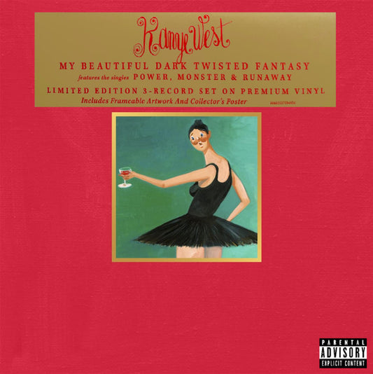 Kanye West – My Beautiful Dark Twisted Fantasy - 3 x Vinyl LP, Album, Limited Edition, Reissue, Stereo (NEW SEALED)