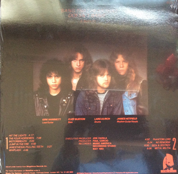 Metallica - Kill 'Em All - Vinyl LP, Album, Reissue (NEW)