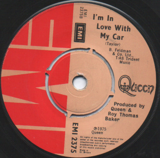 Queen ‎– Bohemian Rhapsody - Vinyl 7", 45 RPM, Single, UK 1975 (USED VG+)