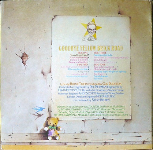 Elton John ‎– Goodbye Yellow Brick Road - 2 × Vinyl LP, Album, Trifold, 1973 (USED VG+)