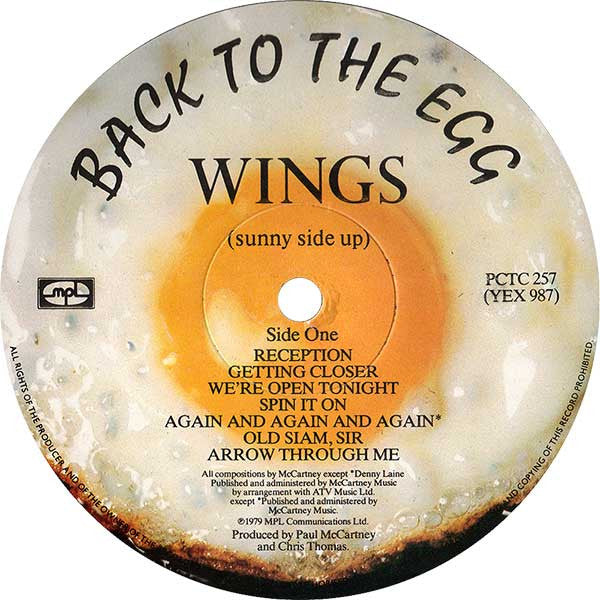 Wings - Back To The Egg - Vinyl LP, Album, UK 1979 (USED VG+)