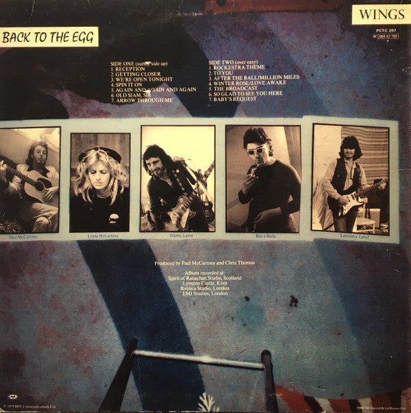 Wings - Back To The Egg - Vinyl LP, Album, UK 1979 (USED VG+)