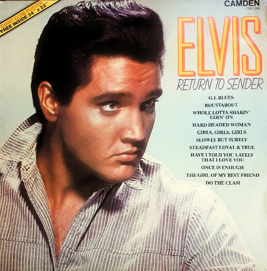 Elvis Presley ‎– Return To Sender - Vinyl LP, Compilation, UK (USED VG+)