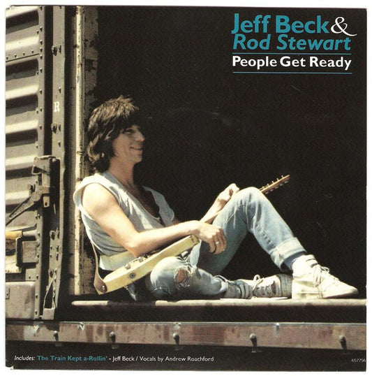 Jeff Beck & Rod Stewart ‎- People Get Ready - Vinyl 7", 45 RPM, Single, UK 1992 (USED VG+)