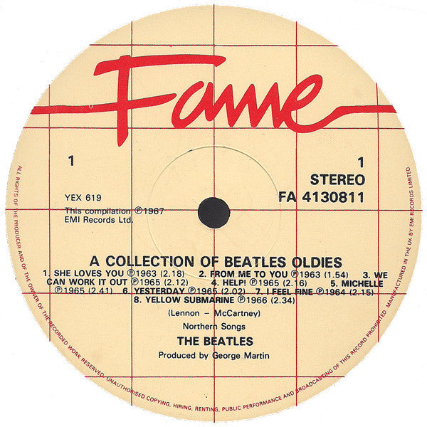 The Beatles – A Collection Of Beatles Oldies - Vinyl LP, Compilation, Stereo, Reissue, UK 1983 (USED VG+)
