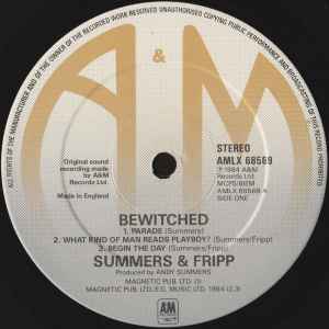 Andy Summers, Robert Fripp ‎– Bewitched - Vinyl LP, Album, Promo, UK (USED NM)