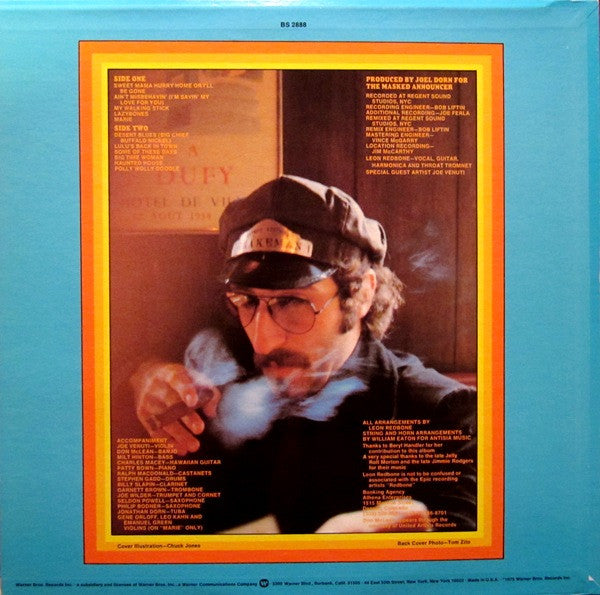 Leon Redbone ‎– On The Track - Vinyl LP, Album, US 1975 (USED VG+)