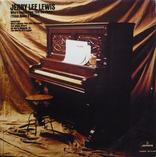 Jerry Lee Lewis - Who's Gonna Play This Old Piano... (Think About It Darlin') - Vinyl LP, Album, Club Edition, 1972 (USED VG+)