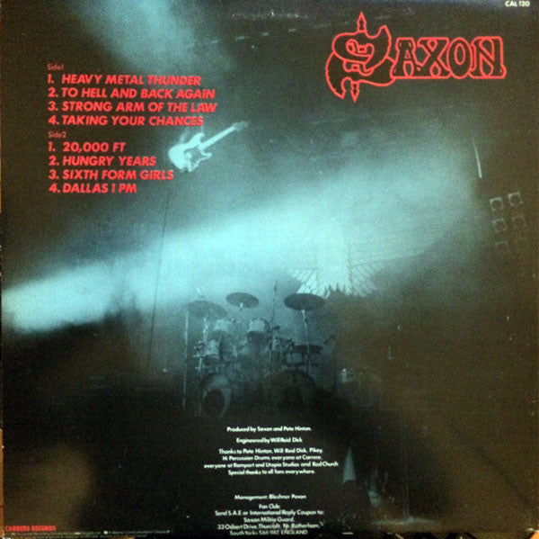 Saxon - Strong Arm Of The Law - Vinyl LP, Album, Stereo, 1980 (USED VG+)