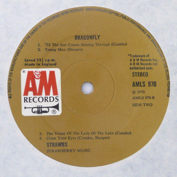 Strawbs ‎– Dragonfly - Vinyl LP, Album, Reissue, Stereo, UK (USED NM)