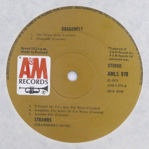 Strawbs ‎– Dragonfly - Vinyl LP, Album, Reissue, Stereo, UK (USED NM)
