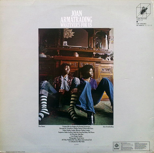 Joan Armatrading - Whatever's For Us - Vinyl LP, Album, Reissue, UK (USED VG+)