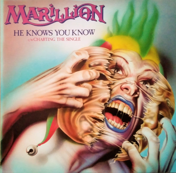 Marillion - He Knows You Know c/w Charting The Single - Vinyl 12" Single, Cream Label, UK 1983 (USED VG+)