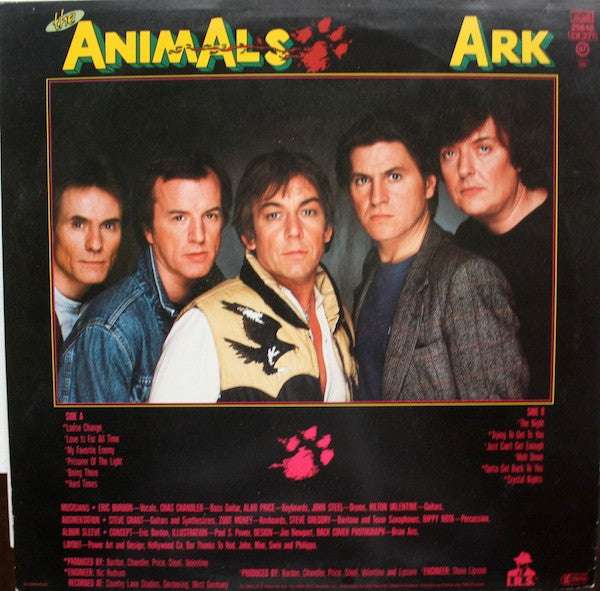 The Animals - Ark - Vinyl LP, Album, Stereo, 1983 (USED VG+)