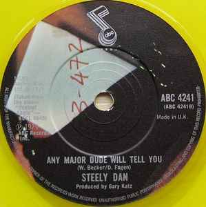 Steely Dan ‎– Rikki Don't Lose That Number - Vinyl 7", Single, 45 RPM, Reissue, Yellow, UK 1979 (USED VG+)