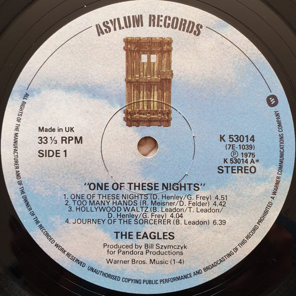 Eagles - One Of These Nights - Vinyl LP, Album, Stereo (USED VG+)