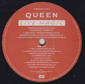 Queen ‎– Live Magic - Vinyl LP, Album, Stereo, Gatefold, UK 1986 (USED VG+)