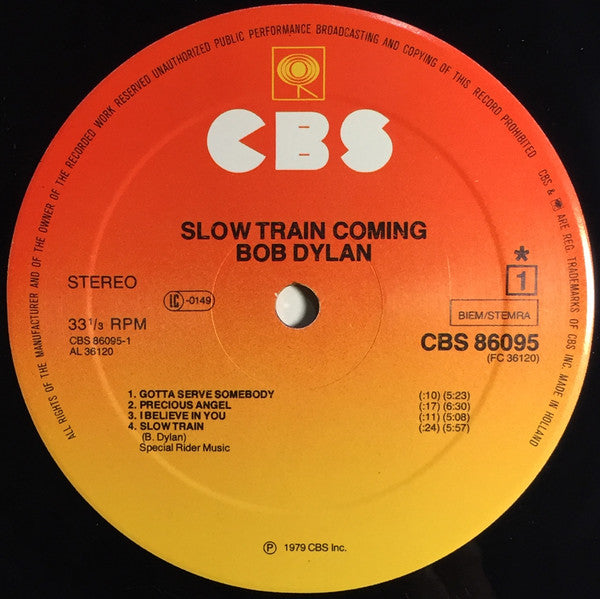 Bob Dylan - Slow Train Coming - Vinyl LP, Album, Stereo, 1979 (USED VG+)