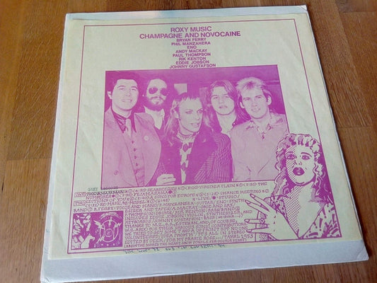 Roxy Music - Champagne And Novocaine - Vinyl LP, Unofficial Release, 1975 (USED NM)