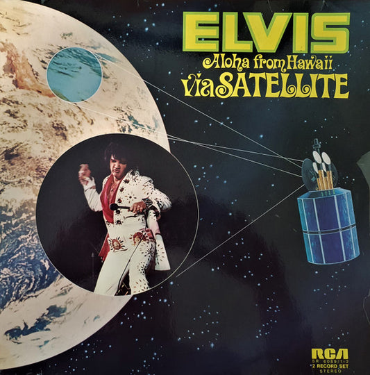 Elvis ‎– Aloha From Hawaii Via Satellite -  2 × Vinyl LP, Album, Reissue, Stereo, Gatefold (USED VG)