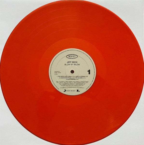 Jeff Beck – Blow By Blow - Vinyl LP, Album, Reissue, Orange (NEW SEALED)