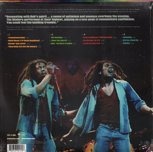 Bob Marley & The Wailers ‎– Live At The Rainbow, 4th June 1977 -  2 × Vinyl LP, Album, Remastered (NEW SEALED)