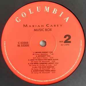 Mariah Carey ‎– Music Box - Vinyl LP, Album, Reissue, Remastered, Europe 2020 (NEW SEALED)