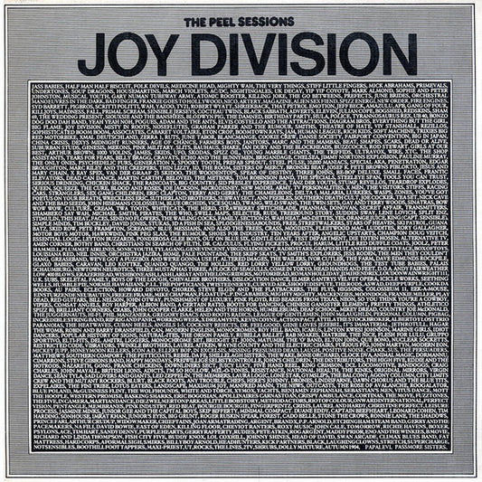 Joy Division – The Peel Sessions - Vinyl, 12", 45 RPM, EP, Textured Sleeve, UK 1986 (USED VG+)