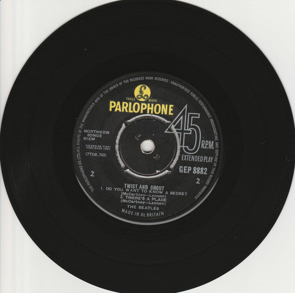 The Beatles ‎– Twist And Shout - Vinyl 7", 45 RPM, EP, Mono, UK 1963 (USED VG)