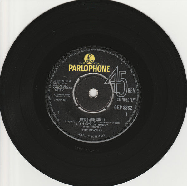 The Beatles ‎– Twist And Shout - Vinyl 7", 45 RPM, EP, Mono, UK 1963 (USED VG)