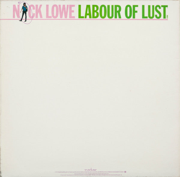 Nick Lowe ‎– Labour Of Lust - Vinyl LP, Album, UK 1979 (USED VG+)