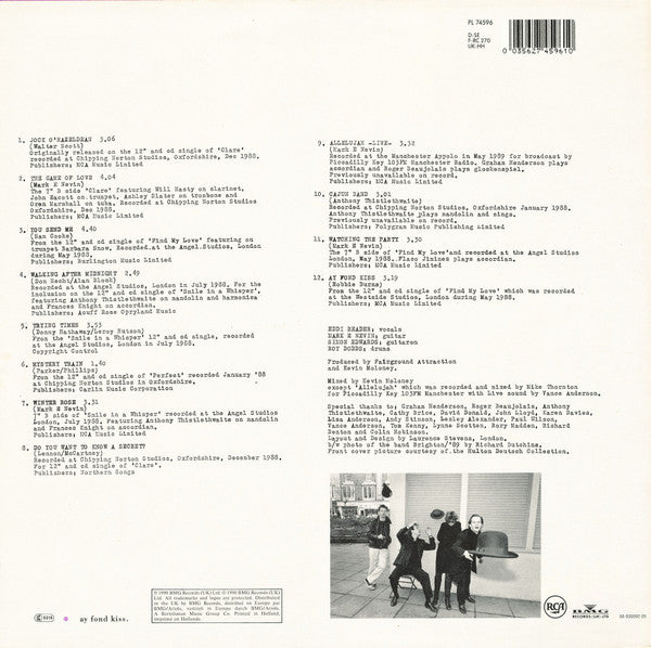 Fairground Attraction ‎– Ay Fond Kiss - Vinyl LP, Album, Compilation, UK 1990 (USED VG+)