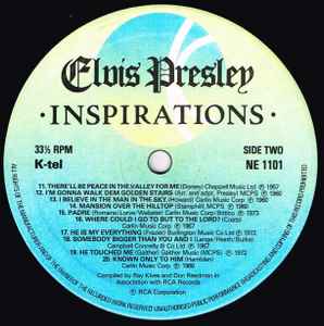 Elvis Presley ‎– Inspirations - Vinyl LP, Album, Compilation, UK 1980 (USED VG+)