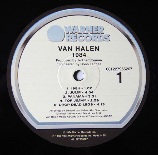 Van Halen - 1984 - Vinyl LP, Album, Reissue, Remastered, Repress, 30th Anniversary Edition, 2019 (NEW SEALED)